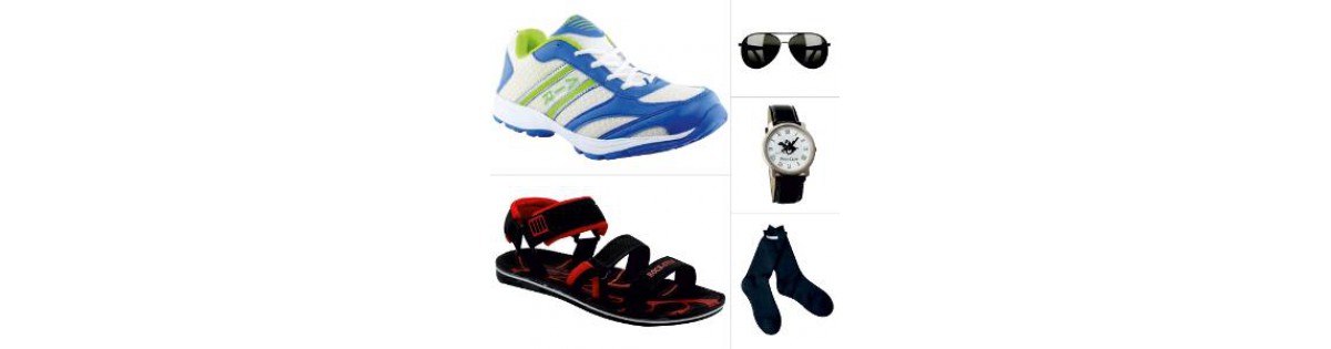 rockstep mens sports shoes sandal socks sunglasses wallet wristwatch combo medium 6fab67ff7a96dae84b57b6752b124983