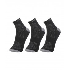 Deals, Discounts & Offers on Foot Wear - Nike Black Cotton Ankle Length Socks - Pack of 3