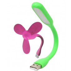 Deals, Discounts & Offers on Computers & Peripherals - Gadget Deals Combo Of Portable Usb Fan And Usb Led Light 