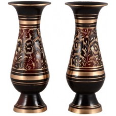 Deals, Discounts & Offers on Home Decor & Festive Needs - Being Nawab Finely Handcrafted Brass Vase