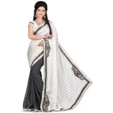 Deals, Discounts & Offers on Women Clothing - Saara Embriodered Fashion Satin Sari