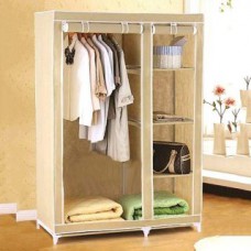 Deals, Discounts & Offers on Home Appliances - Foldable Collapsable Wardrobe Cupboard Storage Cabinate Almirah Rack