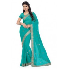 Deals, Discounts & Offers on Women Clothing - Upto 62% off on De Marca Rama Faux Chiffon Ladies Saree