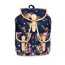 Deals, Discounts & Offers on Women - Blue floral backpack