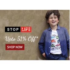 Deals, Discounts & Offers on Kid's Clothing - Being human flat 51% off
