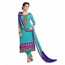 Deals, Discounts & Offers on Women Clothing - Flat 63% off Madhav Fashion  Chanderi Pakistani Suits Semi Stitched Suit