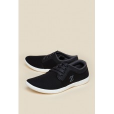 Deals, Discounts & Offers on Foot Wear - Zudio Black Sneakers at Rs. 299 