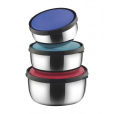 Deals, Discounts & Offers on Kitchen Containers - Flat 55% Off on Classic Essentials Classic Essentials Steel Food Container Set of 3