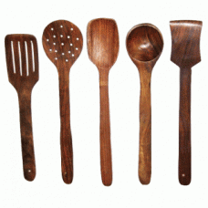 Deals, Discounts & Offers on Kitchen Containers - Flat 66% Off on Wooden Kitchen Tools