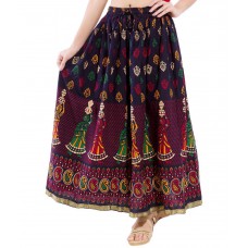Deals, Discounts & Offers on Women Clothing - Decot Paradise Multi Cotton Maxi Skirt