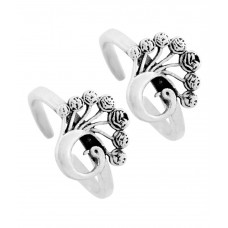 Deals, Discounts & Offers on Accessories - Jewelry Place Peacock Themed Antique 925 Sterling Silver Toe Rings