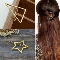 Deals, Discounts & Offers on Women - 3pcs Delicate Star Moon Triangle Hair Clip Hair Slide Clip Pin Decoration