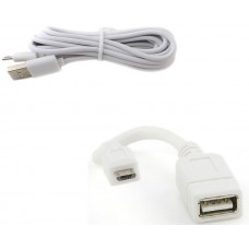 Deals, Discounts & Offers on Mobile Accessories - Combo Of Flashmob Basic OTG Cable With Premium Data Transfer 