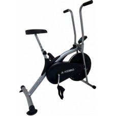 Deals, Discounts & Offers on Sports - KOBO AIR BIKE DELUX WITH ELECTONIC METER Upright Exercise Bike