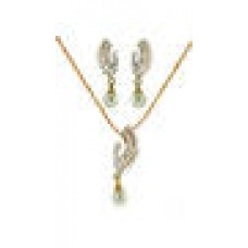 Deals, Discounts & Offers on Women - Dg Jewels 24K Gold Plated Bollywood Exotic Pearl Pendant Set