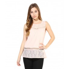 Deals, Discounts & Offers on Women Clothing - The Vanca Peach Rayon Tops