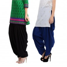 Deals, Discounts & Offers on Women Clothing - Radhika Cotton Patialas Pack Of 2