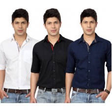 Deals, Discounts & Offers on Men Clothing - Upto 60% off on Top Notch  Solid Casual Shirt
