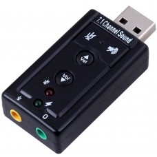 Deals, Discounts & Offers on Computers & Peripherals - iConnect World  USB External Sound Card Audio Adapter 