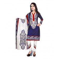 Deals, Discounts & Offers on Women Clothing - Jenny Exclusive Designer Fancy Printed Cotton Dress Material