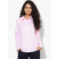 Deals, Discounts & Offers on Women Clothing - Upto 40% off on Tom Tailor Pink Printed Shirt