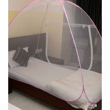 Deals, Discounts & Offers on Baby Care - Classic Pink Single Bed Folding Mosquito Net