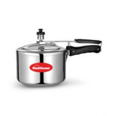 Deals, Discounts & Offers on Cookware - Sunflame Silver Aluminium Pressure Cooker - 3 Ltr