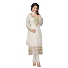 Deals, Discounts & Offers on Women Clothing - Khushali Women Georgette Karachi Unstitched Salwar Suit Dress Materials 