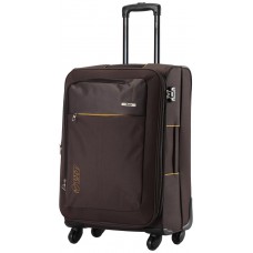 Deals, Discounts & Offers on Accessories - VIP Neon Strolly Exp 4 wheel Nylon Brown Softsided Carry-On 