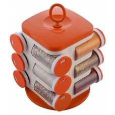 Deals, Discounts & Offers on Home Appliances - Floraware Orange Plastic Spice Container 