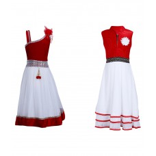 Deals, Discounts & Offers on Kid's Clothing - Crazeis Multicolour Frock - Combo of 2