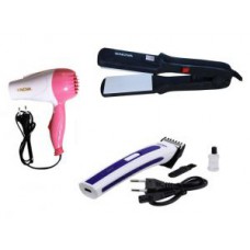 Deals, Discounts & Offers on Trimmers - Buy 1 Hair Straightener And Nova Rechargeable Trimmer 