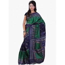 Deals, Discounts & Offers on Women Clothing - Silk Bazar Multicoloured Color Printed Saree