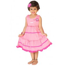 Deals, Discounts & Offers on Baby & Kids - Lil Orchids Girl's Cotton Frock