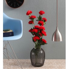 Deals, Discounts & Offers on Home Appliances - Pollination Red Small Peony Artificial Flowers 