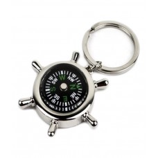Deals, Discounts & Offers on Accessories - Silver Metal Compass with Keychain