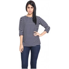 Deals, Discounts & Offers on Women Clothing - Dede's Casual 3/4 Sleeve Striped Women