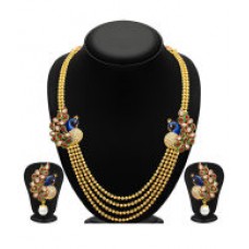 Deals, Discounts & Offers on Earings and Necklace - Sukkhi Alloy Gold Plated Kundan Necklace Set