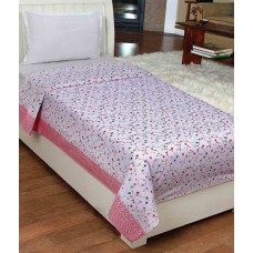Deals, Discounts & Offers on Furniture - HomeZaara White Cotton Single Bedsheet