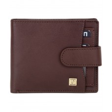 Deals, Discounts & Offers on Men - U+N Brown Leather Regular Wallet 