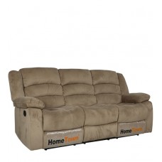 Deals, Discounts & Offers on Furniture - Cove Fabric Three Seater Sofa in Mocha 
