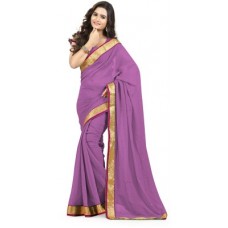 Deals, Discounts & Offers on Women Clothing - Aagamanfashion Solid Fashion Chiffon Sari