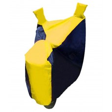 Deals, Discounts & Offers on Car & Bike Accessories - Yellow & Navy Blue Universal Bike Body Cover
