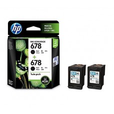 Deals, Discounts & Offers on Computers & Peripherals - HP 678 Black Original Ink Advantage Cartridges - Pack of 2