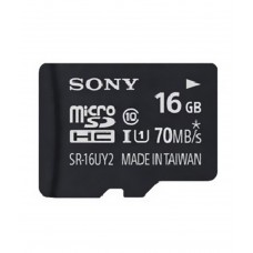 Deals, Discounts & Offers on Mobile Accessories - Sony 16Gb Micro SDHC UHS-I Class 10 Memory Card With Sd Card Adapter