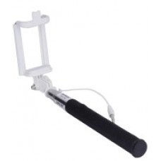 Deals, Discounts & Offers on Mobile Accessories - Invero Black Selfie Stick with Aux Cable