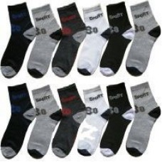 Deals, Discounts & Offers on Men Clothing - 12 Pairs Of Men Ankled Cotton Socks Free Gift