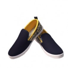 Deals, Discounts & Offers on Foot Wear - Evok Men's Blue Slip On Sneakers Shoes