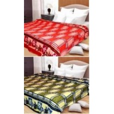Deals, Discounts & Offers on Home Appliances - Sai Arpan Plain Double Bed Ac Blanket Buy 1 Get 1 Free