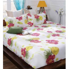 Deals, Discounts & Offers on Furniture - Bombay Dyeing Purple Cotton Queen Size Bedsheet